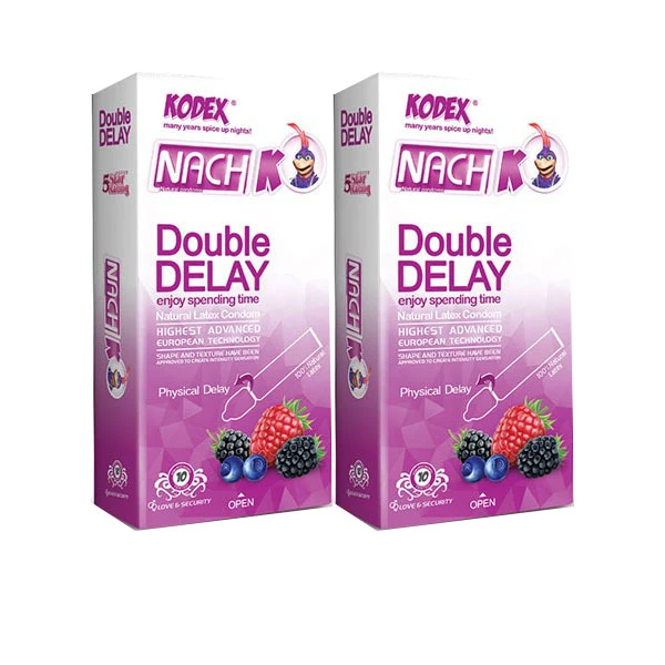 خرید شگفت‌انگیز - کاندوم تاخیری دوبل  مدل Double Delay دو بسته 10 عددی اصل با بسته‌بندی محرمانه و کیفیت بالا | شهر کا...
